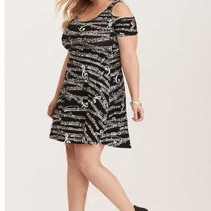 Torrid Size 6 Musical Notes Dress